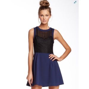 BCBGeneration Galaxy Flare Cocktail Dress
